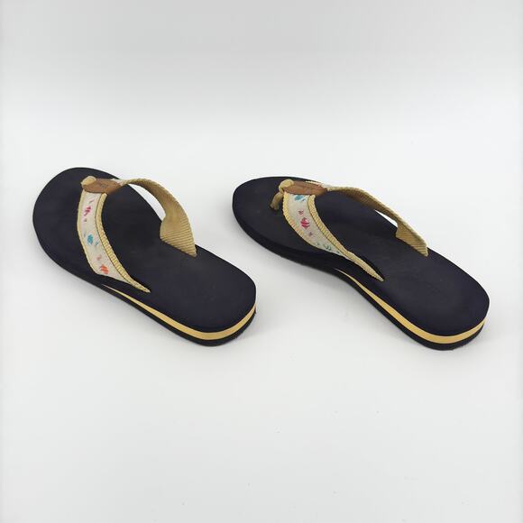 L.L. Bean Women’s Original Maine Isle Flip-Flops Size 7 Medium - Good Condition - Picture 4 of 8